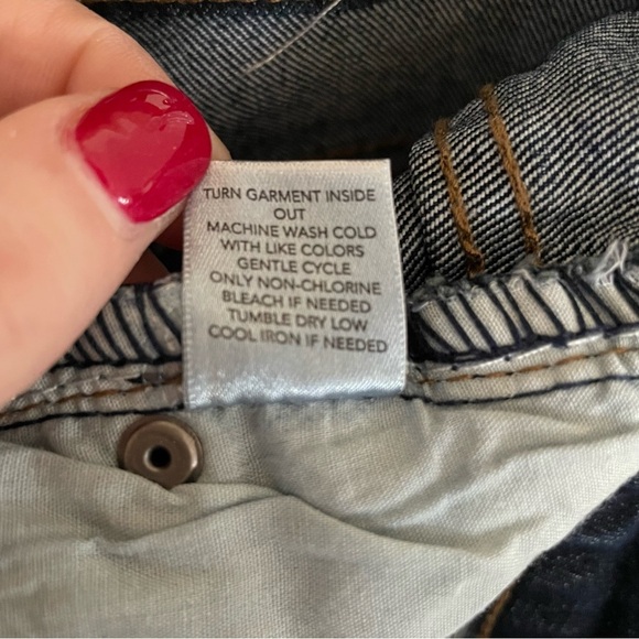 NWOT Christopher & Banks Embellished Straight Leg Jeans Size 12 - Picture 13 of 13